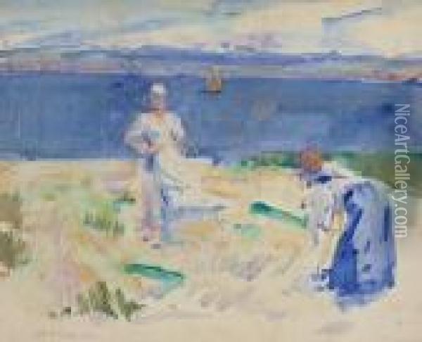 Harvest Time Iona Oil Painting - Francis Campbell Boileau Cadell