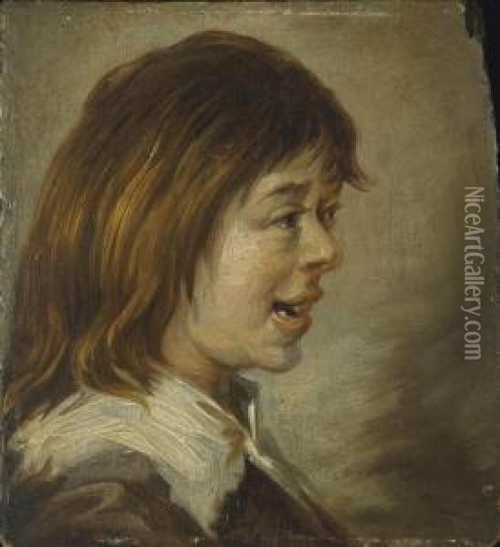 Tete De Jeune Garcon Souriant Oil Painting - David Teniers De Jonge