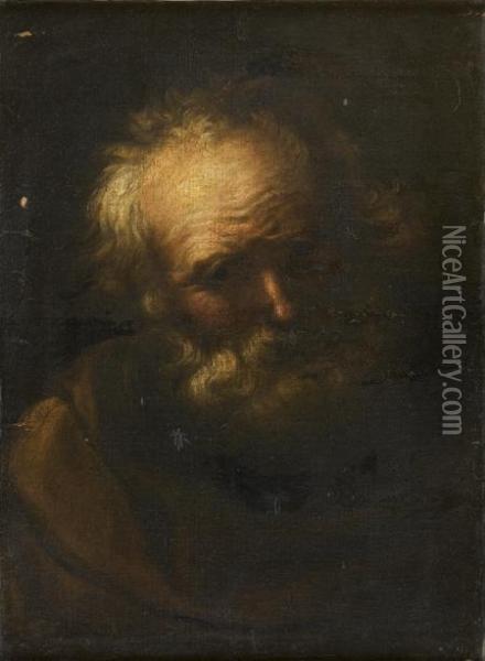 Portrait D'homme Barbu Oil Painting - Giuseppe Nogari