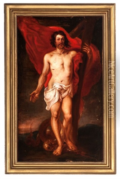 Risen Christ Oil Painting - Caspar de Crayer