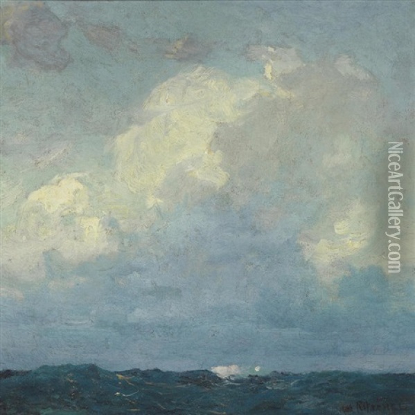 Opalescent Sea Oil Painting - William Ritschel