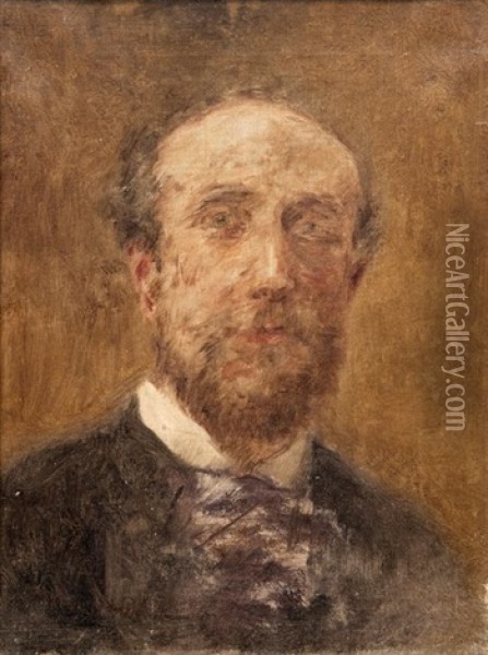 Autoportrait Oil Painting - Fernand Cormon