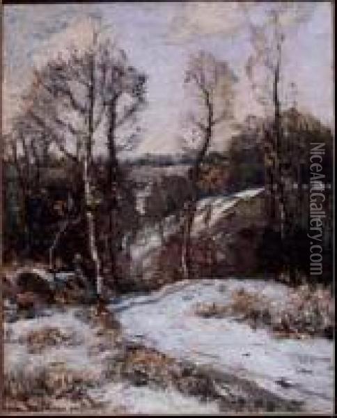 Spring Thaw Oil Painting - William Edwin Atkinson