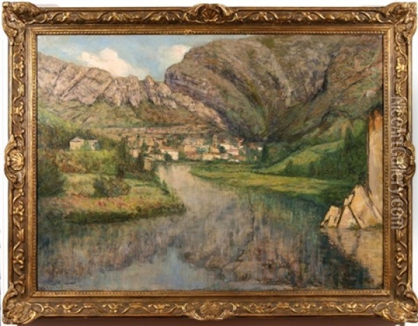 Port-en-royans, Isere Oil Painting - Charles Cottet