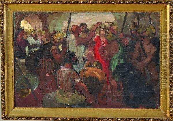 la Passion Du Christ Oil Painting - Andre Devambez