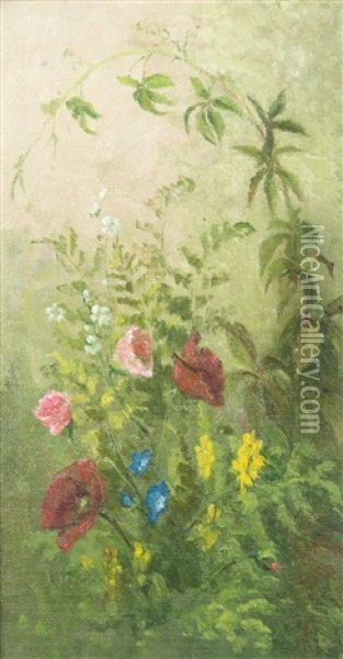 Wild Flowers Oil Painting - Ellen Favorin