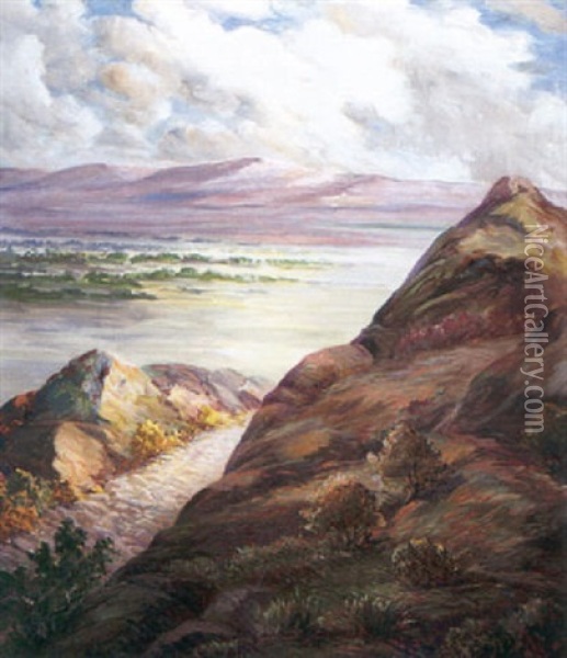 Desert Expanse Oil Painting - Theodore P. Modra
