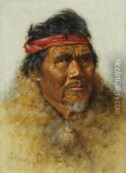 Chieflau-hau Oil Painting - Grace Carpenter Hudson