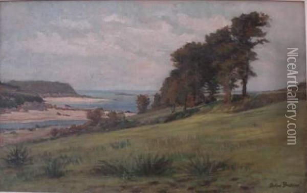 Paysage Maritime Oil Painting - Jules Breton
