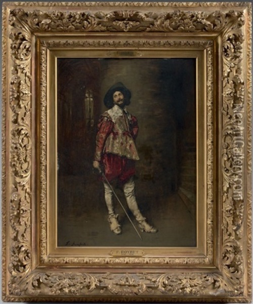 Mousquetaire, Epee A La Main Oil Painting - Ferdinand Victor Leon Roybet