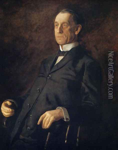 Portrait of Asburyh W. Lee Oil Painting - Thomas Cowperthwait Eakins
