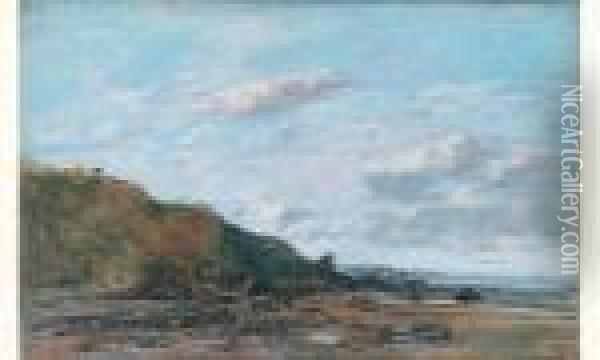 Les Roches Noires, Villers Sur Mer Oil Painting - Eugene Boudin