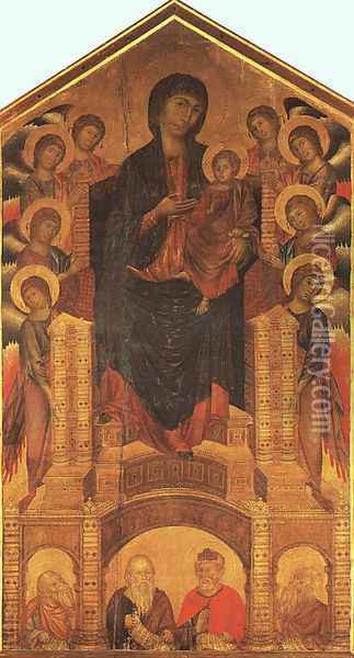 Maesta 1280-85 Oil Painting - (Cenni Di Peppi) Cimabue