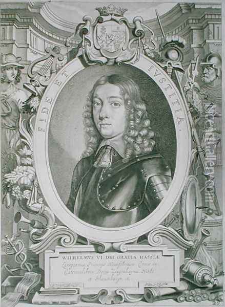 William VI 1629-63 Landgrave of Hesse Cassel Oil Painting - Anselmus van Hulle