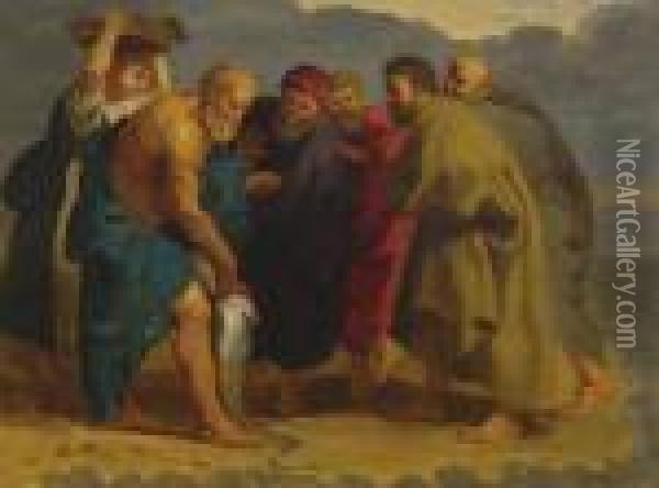 Saint Peter Finding The Tribute Money Oil Painting - Peter Paul Rubens