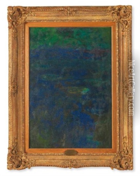 Nympheas (fragment) Oil Painting - Claude Monet