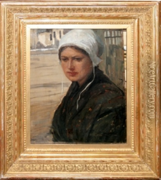A Woman Oil Painting - Elizabeth Nourse