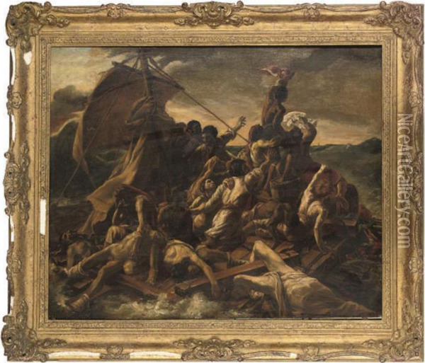 The Raft Of The Medusa Oil Painting - Theodore Gericault
