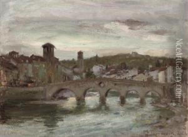 Verona Oil Painting - William Stewart MacGeorge