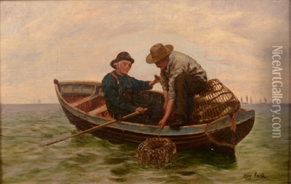Lifting Pots Oil Painting - Henry Martin