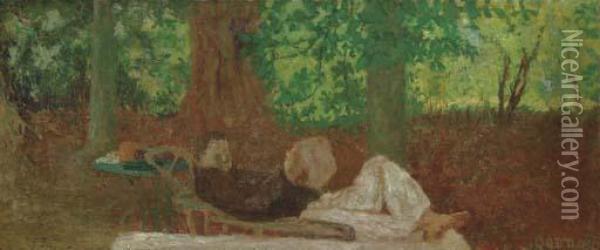 La Sieste Oil Painting - Pierre Bonnard