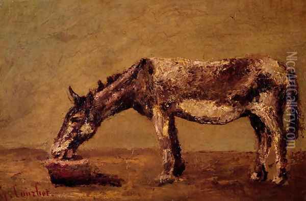 The Donkey Oil Painting - Jean-Baptiste-Camille Corot