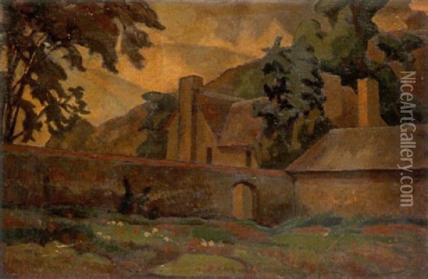 The Kitchen Garden Oil Painting - Roger Fry