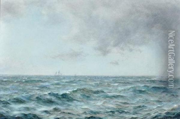 The Rain Squall Oil Painting - James Aitken