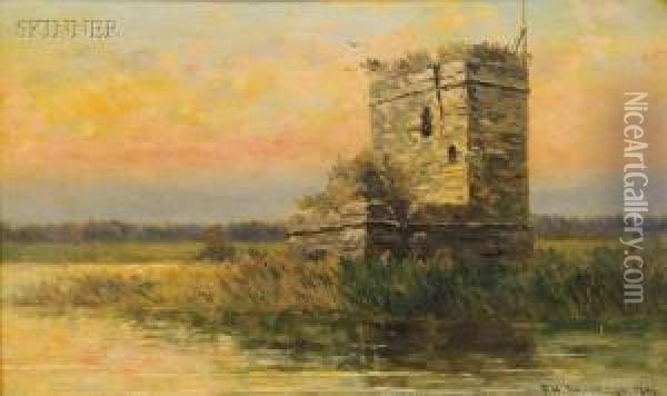 Old Fort At Matanzas, Florida Oil Painting - Frank Henry Shapleigh