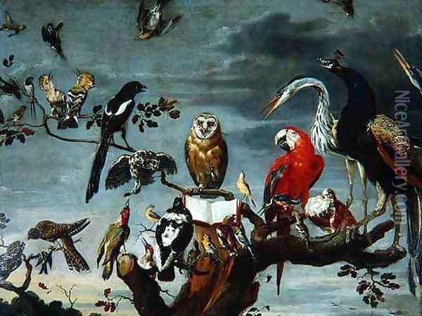 Concert of Birds 2 Oil Painting - Frans Snyders