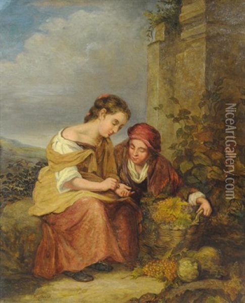 Untitled Oil Painting - Edward John Cobbett
