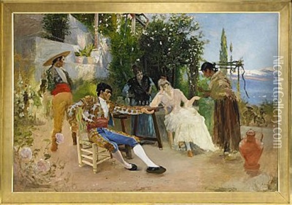 La Buenaventura (spadomen) Oil Painting - Hugo Birger