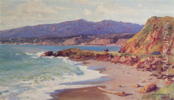 Malibu Oil Painting - Christian Siemer