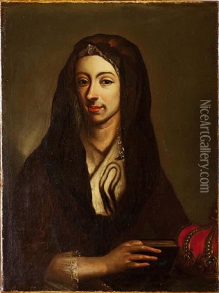 Maria Clementina Oil Painting - Antonio David