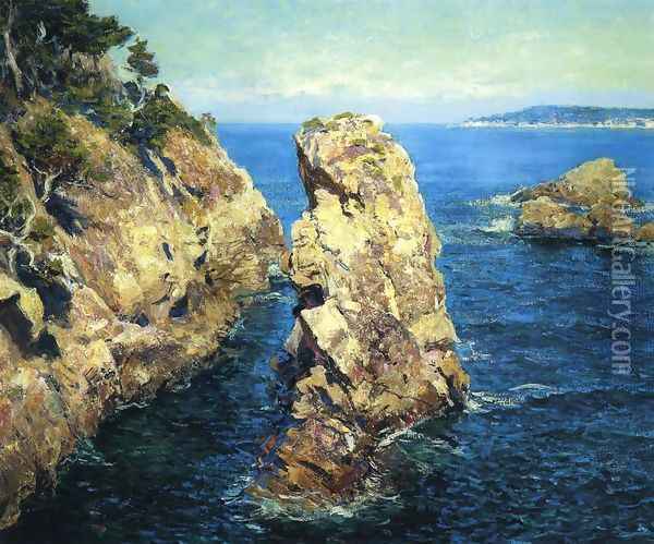 Point Lobos Oil Painting - Guy Rose