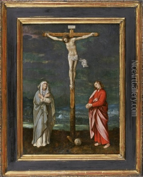 Kreuzigung Christi Oil Painting - Adriaen Isenbrant