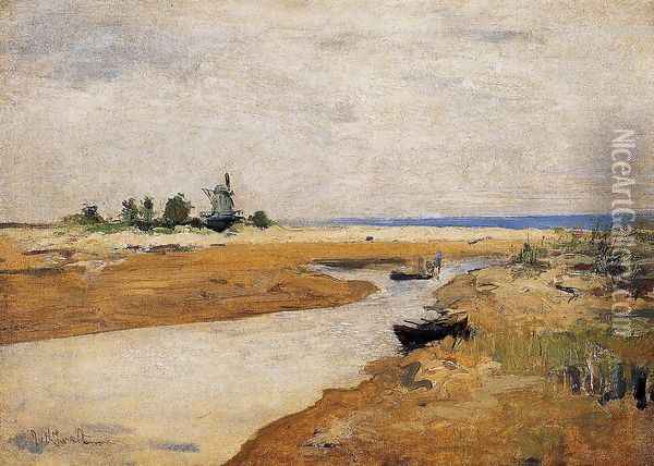 The Inlet Oil Painting - John Henry Twachtman