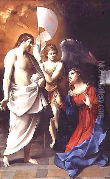Christ Appearing to the Virgin 1608 Oil Painting - Giovanni Martinelli