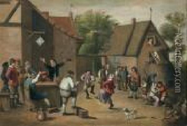Flamische Jahrmarktszene Oil Painting - Pieter The Younger Brueghel