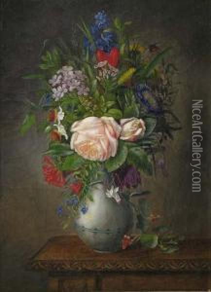Bouquet De Fleurs Oil Painting - Christian Molback