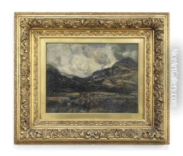 In The Highlands Oil Painting - Mason Hunter