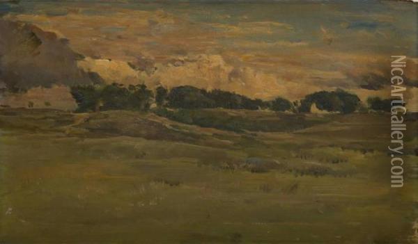 Paysage Oil Painting - Alfred Jacques Verwee