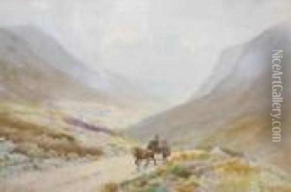 Glengesh, Donegal Oil Painting - Joseph Carey Carey