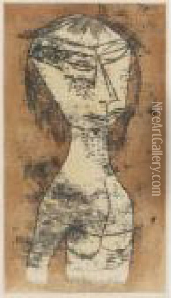 Die Heilige Vom Innern Licht (k 81) Oil Painting - Paul Klee