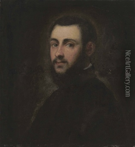 Portrait Of A Gentleman, Bust-length Oil Painting -  Tintoretto