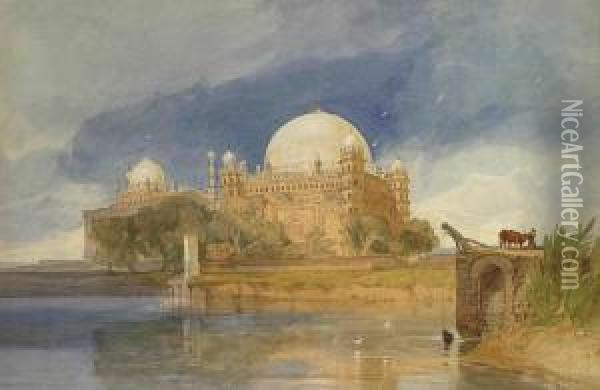 Sultan Mahomed Shah's Tomb Oil Painting - John Sell Cotman