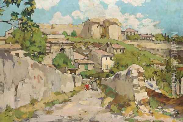 Le Fort St. Andre, Villeneuve des Avignon Oil Painting - Armand Coussens