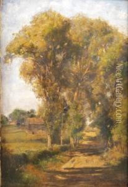 A Suffolk Oil Painting - Walter Wallis