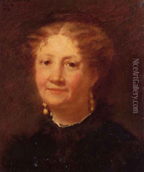 Portrait Of Madame Cordier Oil Painting - Mary Cassatt