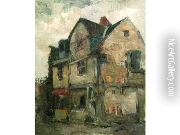 Maison De Flandres Oil Painting - Louis Charles Spriet